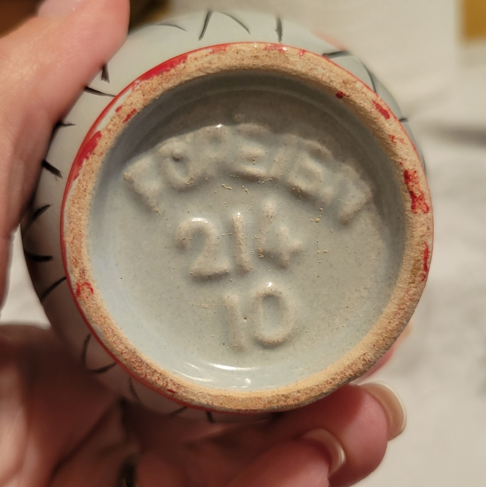 1950's SCHEURICH KERAMIK MCM 214-10 POSY VASE - Picture 5 of 5